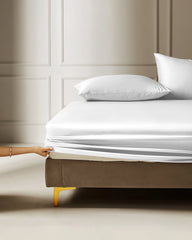 25 Momme 3PCS Silk Fitted Sheet Set Ivory