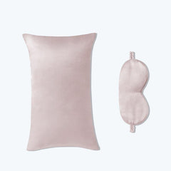 Cushion Eyemask and Storage Bag 3 Pcs Silk Travel Set