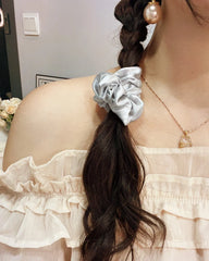 22 Momme 3.5 CM Midi Light Silk Hair Bands Scrunchy