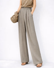 30 Momme High Waist Silk Wide Leg Pants