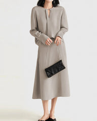 30 Momme Silk Blouse with Slit