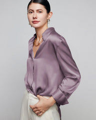 30 Momme Women's Slouchy Silk Shirt