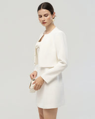 40 Momme Silk Cropped Jacket