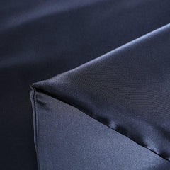 4PCS 19 Momme 100% Silk Pillowcase with Hidden Zipper Navy