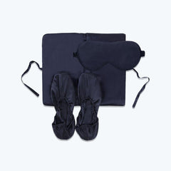Silk Travel Suit 3 PCS Storage Bag Slippers And Eyemask