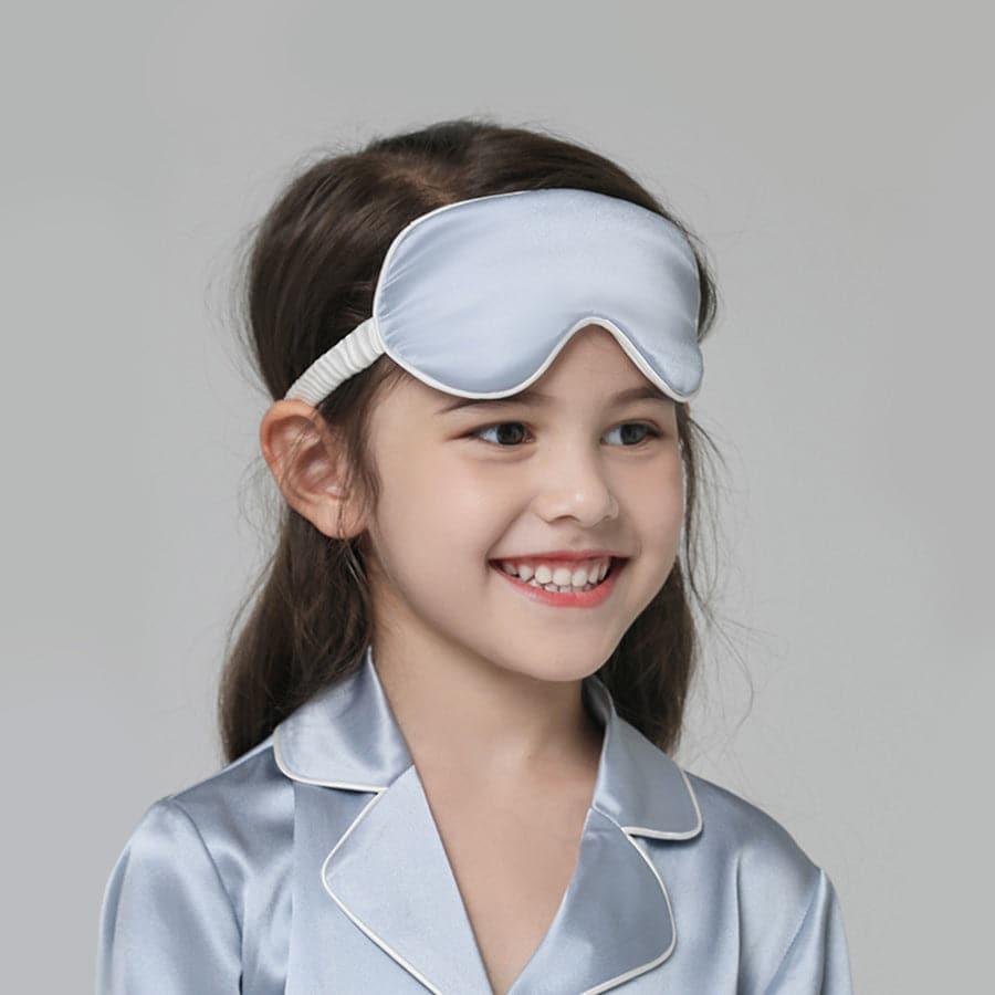 Baby Silk Eye Mask Blue