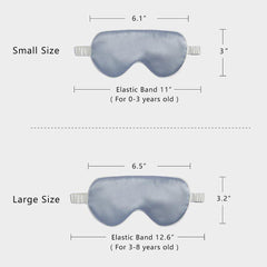 Baby Silk Eye Mask Blue