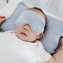 Baby Silk Eye Mask Blue