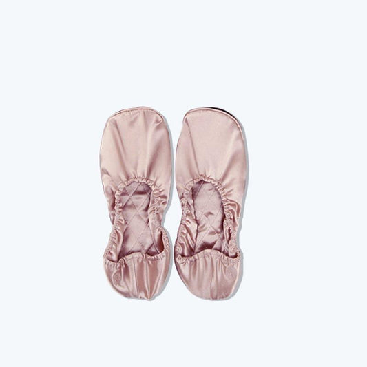 Ballet Style Comfortable 100% Silk Soft Shoes Slippers Pink