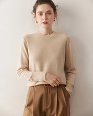 Women’s Basic Crew Neck Cashmere Sweater
