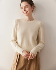 Women’s Basic Crew Neck Cashmere Sweater
