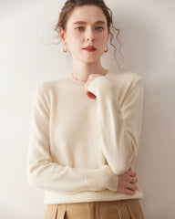 Women’s Basic Crew Neck Cashmere Sweater