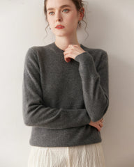 Women’s Basic Crew Neck Cashmere Sweater