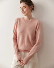 Women’s Basic Crew Neck Cashmere Sweater