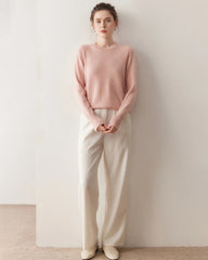 Women’s Basic Crew Neck Cashmere Sweater