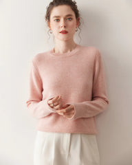 Women’s Basic Crew Neck Cashmere Sweater
