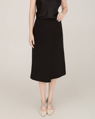 40 Momme Silk Wrap Suit Skirts Black