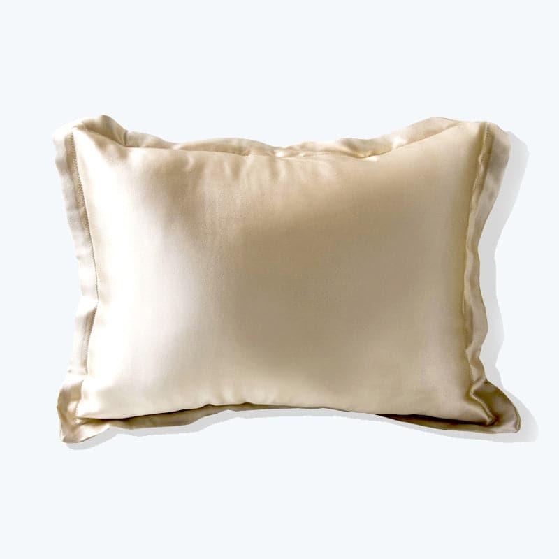 Best Polyester Filled Pillow With Silk Shell Cushion Chmpagne