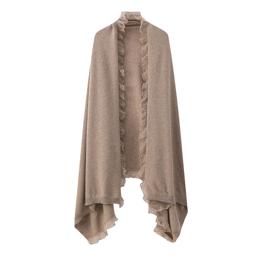 Cashmere Tippet Scarf Brown
