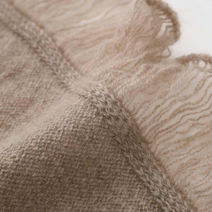 Cashmere Tippet Scarf Brown