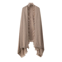 Cashmere Tippet Scarf Brown