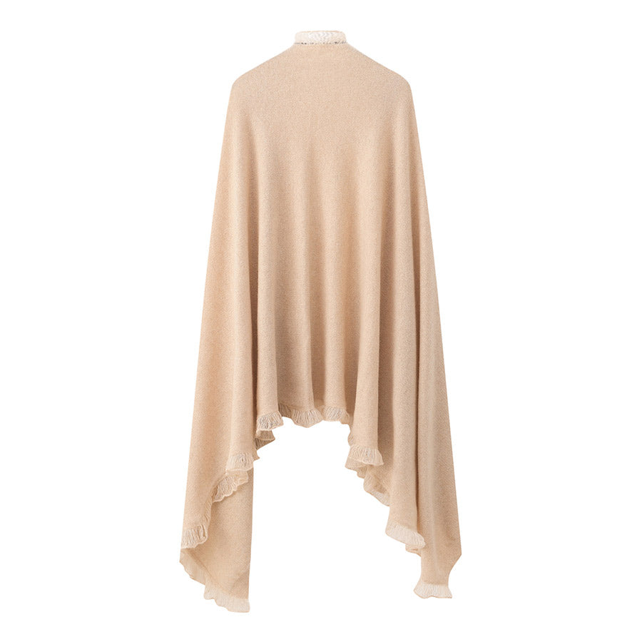 Cashmere Tippet Scarf Beige