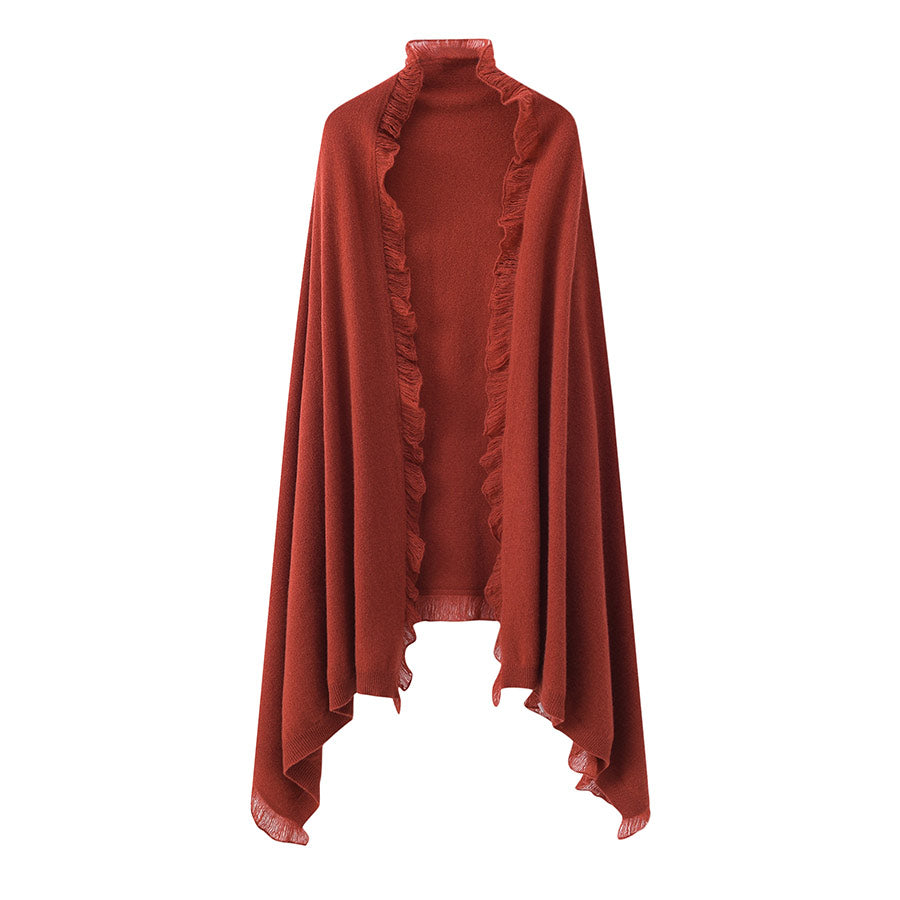 Cashmere Tippet Scarf Red