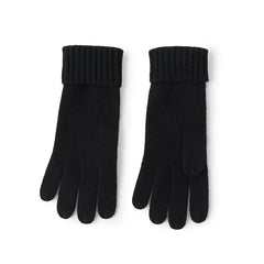 Cashmere Warm Gloves Black