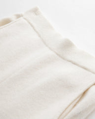 Cashmere Wool Flared Knit Pants with Pockets