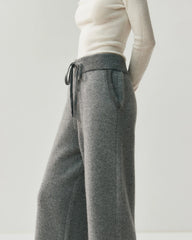 Cashmere Wool Zip Cardigan Set for Women