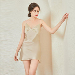 Classic 19Momme Silk Chemise Nightgown Champagne