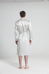 Classic Sleep Robe Pajamas For Men Grey