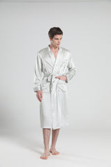 Classic Sleep Robe Pajamas For Men Grey