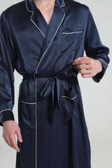 Classic Sleep Robe Pajamas For Men Navy