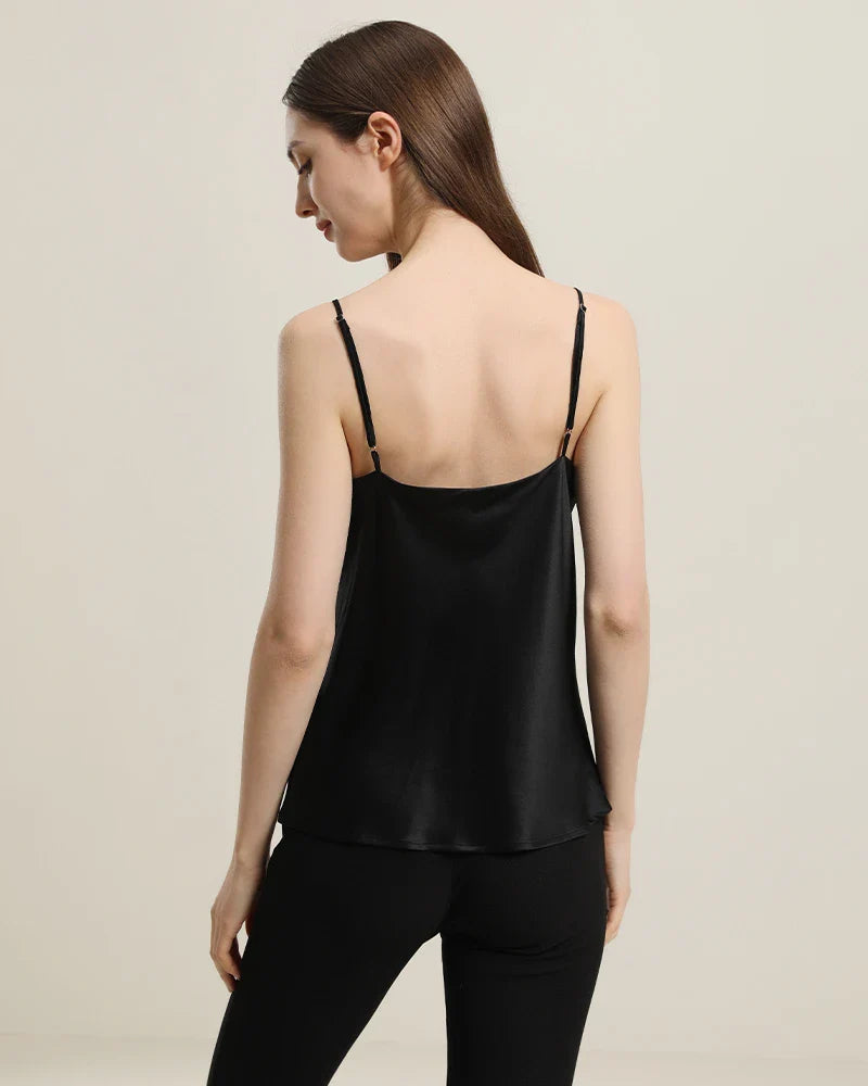 Cowl Neck Camisole Black
