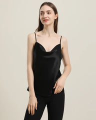 Cowl Neck Camisole Black