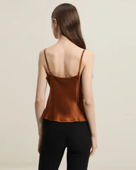 Cowl Neck Camisole Brown