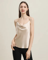 Cowl Neck Camisole Champagne