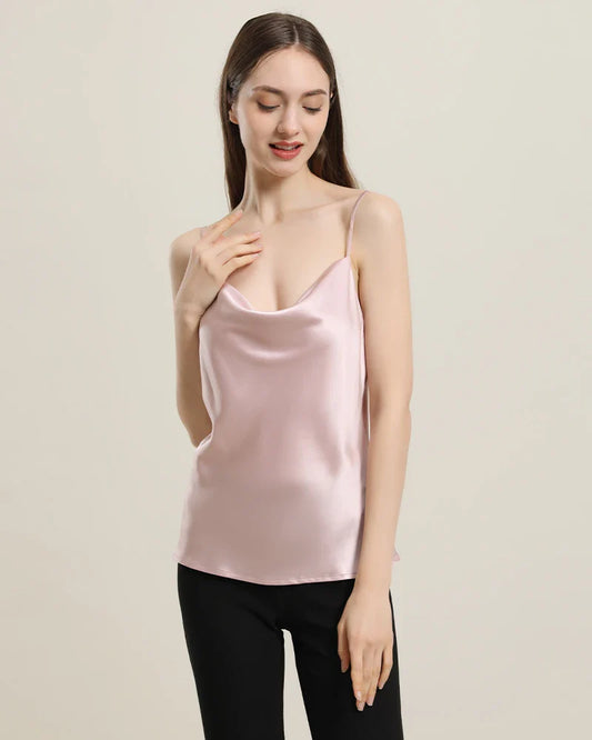 Cowl Neck Camisole Pink