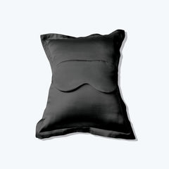Cushion and Eyemask Silk 2 Pcs Travel Set Black