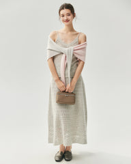Cashmere Silk Lace Trim V-Neck Camisole