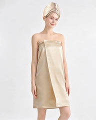 Silk Velvet Reversible Bath Wrap