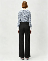 Triacetate Tailored Wide Leg Trousers