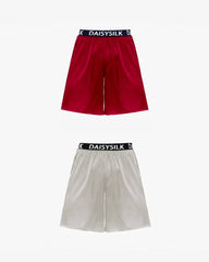 Daisysilk Print Silk Men Shorts Boxers