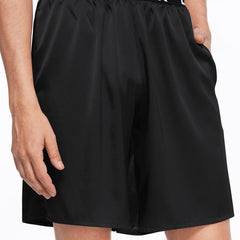 Daisysilk Print Silk Men Shorts Boxers Black