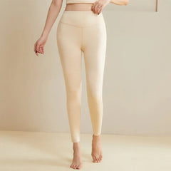 Extra Thermal Silk Vest and Pants Set Beige