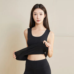 Extra Thermal Silk Vest and Pants Set Black