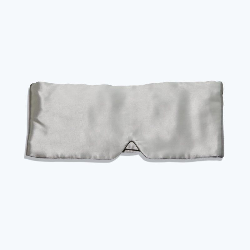 Face-Hugging Wide Double-Sided Silk Eye Mask Grey