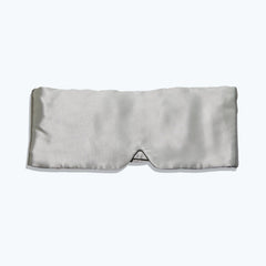 Face-Hugging Wide Double-Sided Silk Eye Mask Grey