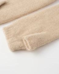 Fingerless Cashmere Knit Gloves
